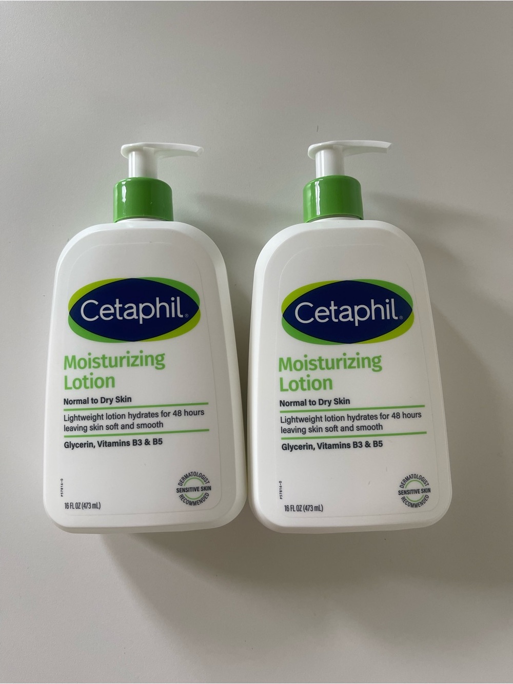 Cetaphil Moisturizing Non-greasy Face/Body Lotion Fragrance Free 16oz (lot of 2)